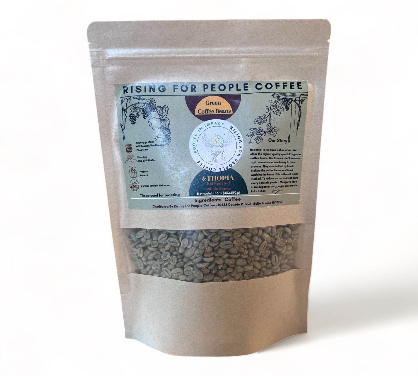 Ethiopia Natural- Green Coffee Beans - Loft&Timber