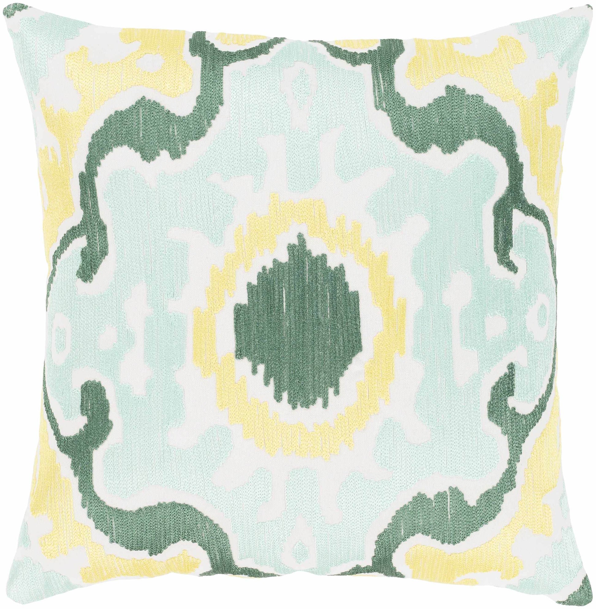 Eumemmerring Yellow Green Abstract Accent Pillow - Clearance - Loft&Timber