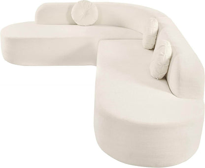 Extra Large Sectional Sofa with Elegant Curved Design - Loft&Timber