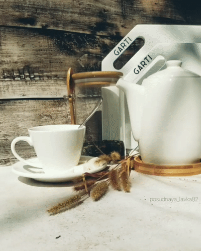 White Tea Cup 6 Oz | 180 Ml - Loft&Timber