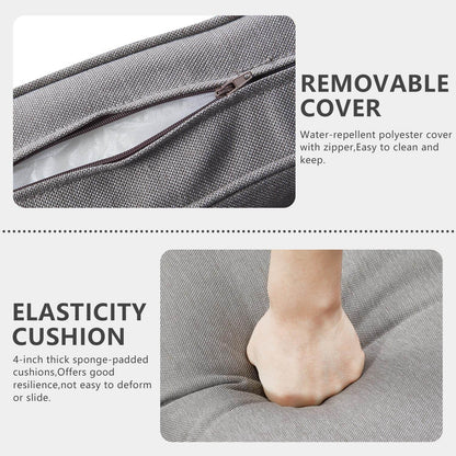 9 Piece Outdoor Patio Furniture Set with Swivel Rockers - Loft&Timber