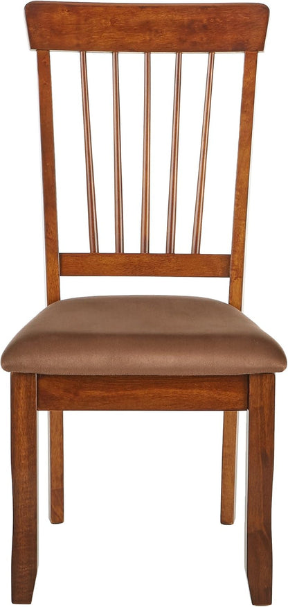 Berringer 18 Inch Rustic Dining Chair Set With Cushions Brown-3