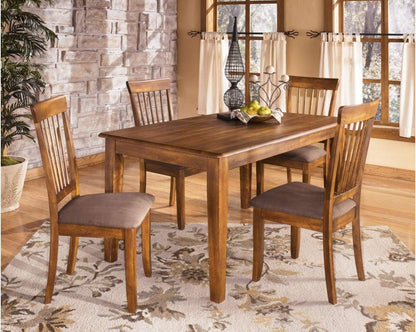 Berringer 18 Inch Rustic Dining Chair Set With Cushions Brown-1