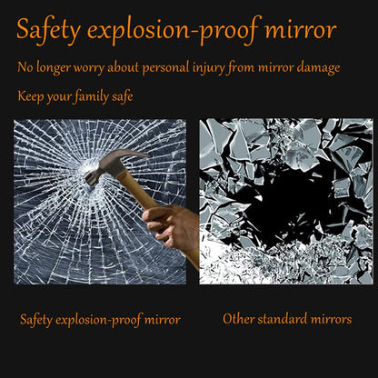 Single Beveled Edge Frameless Wall Mount Bathroom Vanity Mirror, 24” X 36”|Silver|-3