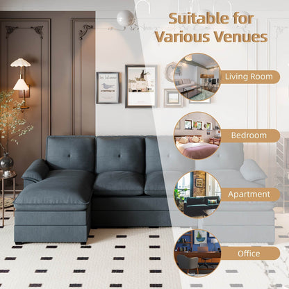 Jamfly 109'' Sectional Sofa - Loft&Timber