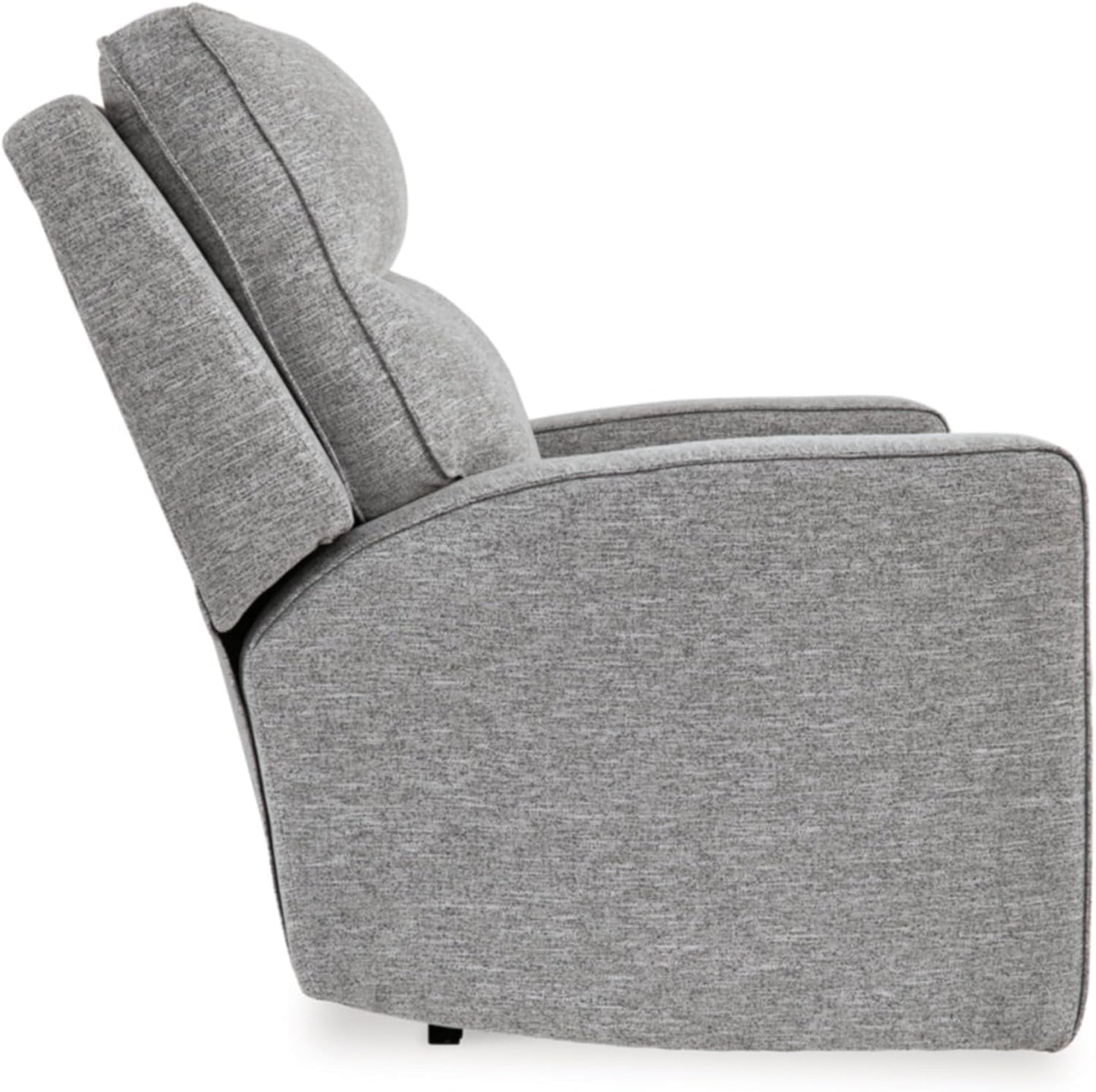 Biscoe Power Recliner, 41" W X 43" D X 42" H, Gray-4