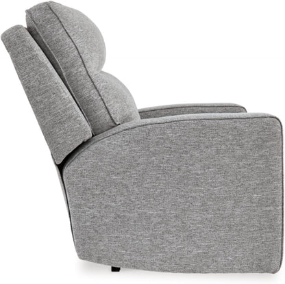 Biscoe Power Recliner, 41" W X 43" D X 42" H, Gray-4