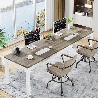 78.7 Inches Extra Long Computer Desk - Loft&Timber