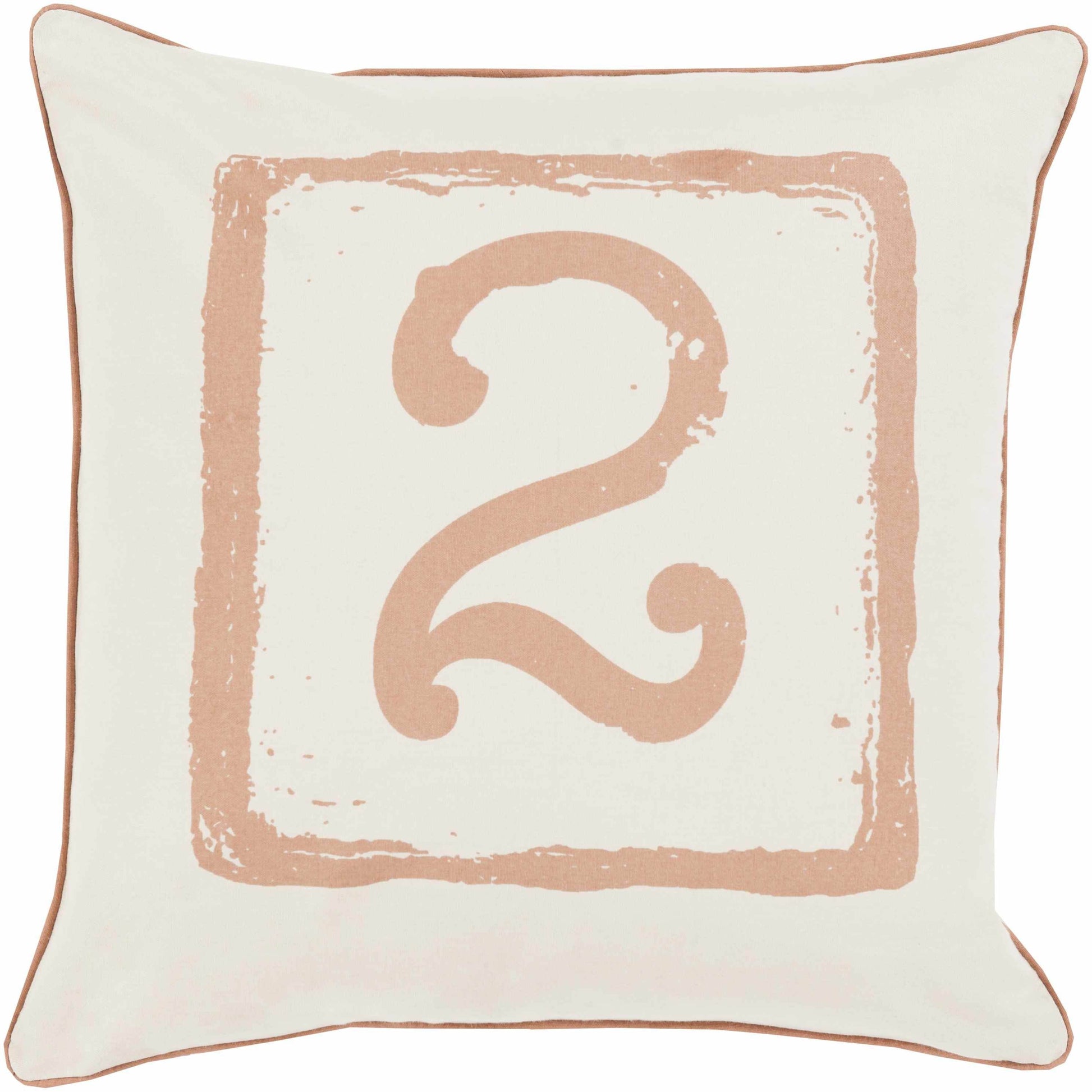 Gatton Number 2 Throw Pillow - Clearance - Loft&Timber