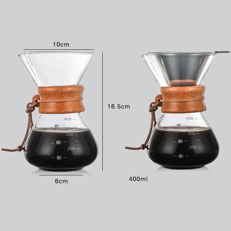 Glass Filter-Free Drip Coffee Maker | No Paper Filters, Pure Coffee Taste - Loft&Timber