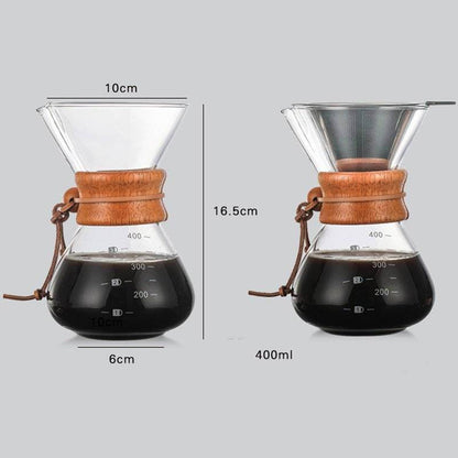 Glass Filter-Free Drip Coffee Maker | No Paper Filters, Pure Coffee Taste - Loft&Timber
