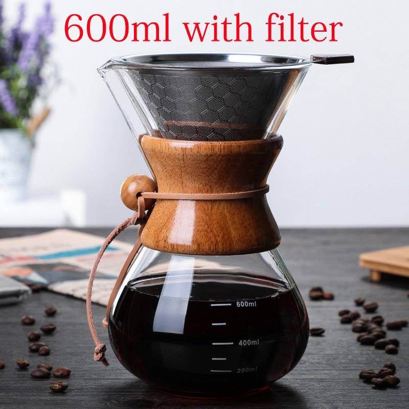 Glass Filter-Free Drip Coffee Maker | No Paper Filters, Pure Coffee Taste - Loft&Timber