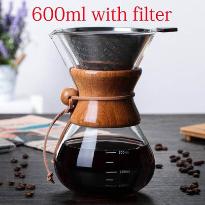Glass Filter-Free Drip Coffee Maker | No Paper Filters, Pure Coffee Taste - Loft&Timber