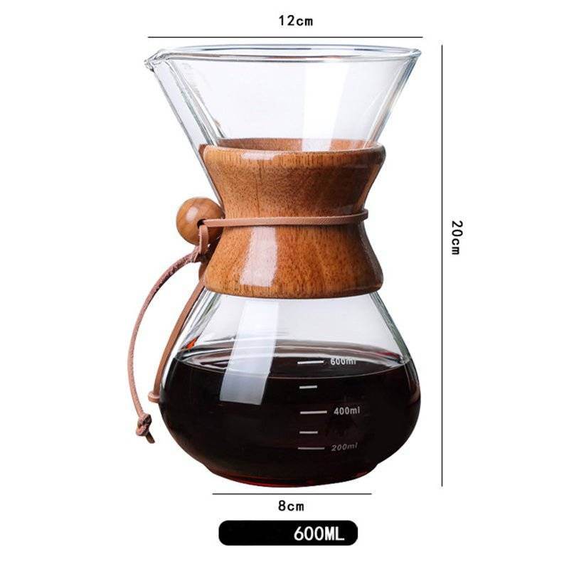 Glass Filter-Free Drip Coffee Maker | No Paper Filters, Pure Coffee Taste - Loft&Timber