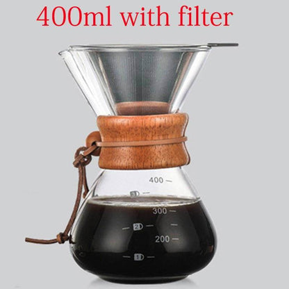 Glass Filter-Free Drip Coffee Maker | No Paper Filters, Pure Coffee Taste - Loft&Timber