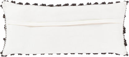 Guysville Gray Chevron Textured Lumbar Pillow - Loft&Timber