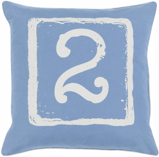 Hobartville Blue Number 2 Accent Pillow - Clearance - Loft&Timber