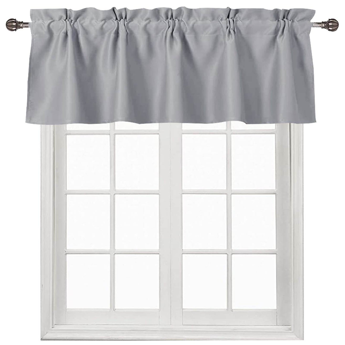 DWCN Blackout Valance Curtains for Kitchen, 1 Panel - Loft&Timber