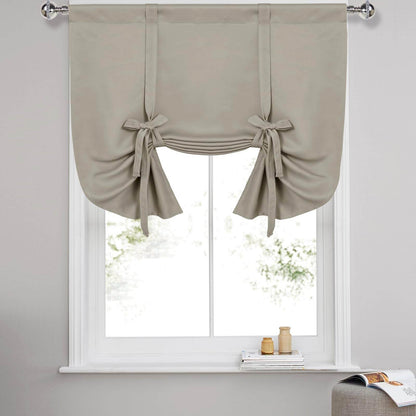 DWCN Tie Up Blackout Curtains for Kitchen - Loft&Timber