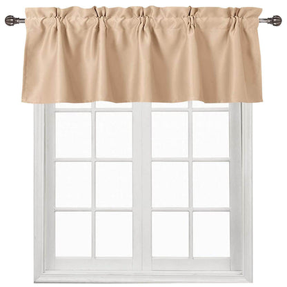 DWCN Blackout Valance Curtains for Kitchen, 1 Panel - Loft&Timber