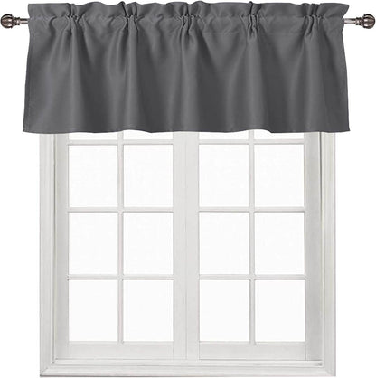 DWCN Blackout Valance Curtains for Kitchen, 1 Panel - Loft&Timber