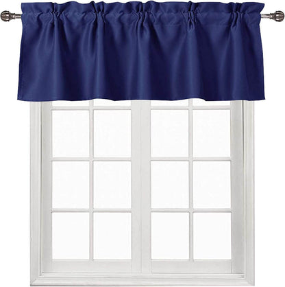 DWCN Blackout Valance Curtains for Kitchen, 1 Panel - Loft&Timber
