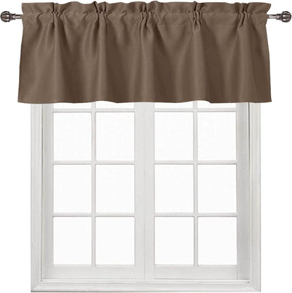 DWCN Blackout Valance Curtains for Kitchen, 1 Panel - Loft&Timber