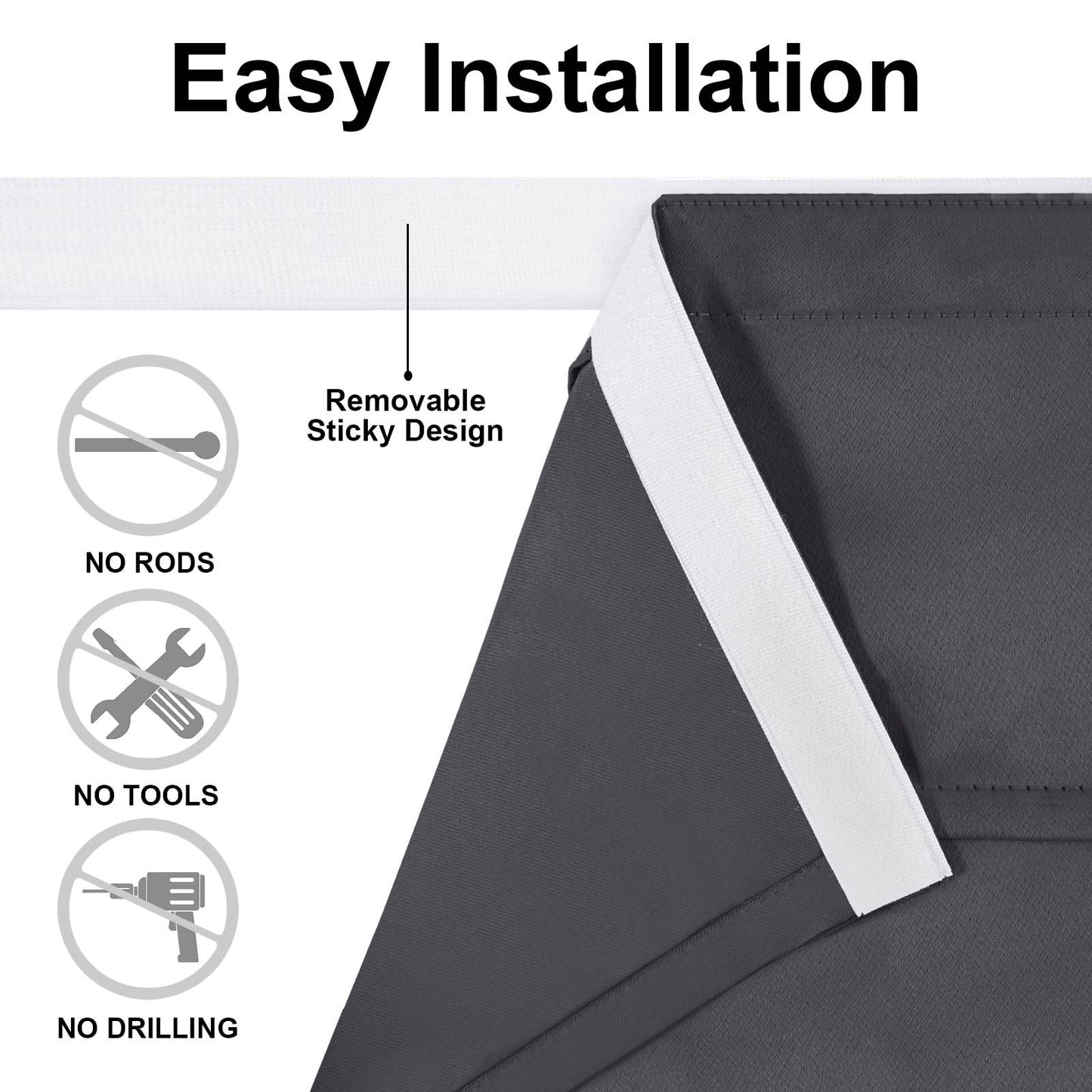 DWCN French Door Curtains, Set of 1 Panel - Loft&Timber