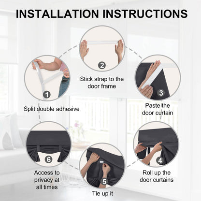 DWCN French Door Curtains, Set of 1 Panel - Loft&Timber