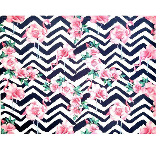 Set of 4 Waterproof Rectangular Placemats Flamingo Sweetness 17X13 - Loft&Timber