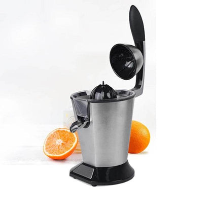Premium Electric Orange Juicer | Stainless Steel Citrus Squeezer With New Ultra-Powerful Motor and Soft Grip Handle for Effortless Juicing, Auto Shutoff, Dishwasher-safe Parts, Pulp Control - Loft&Timber
