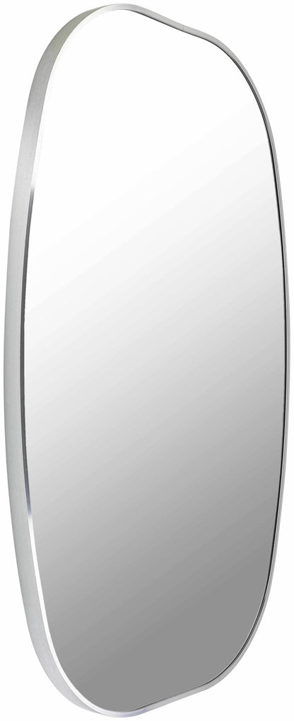 Kopparberg Metallic Silver Gold Frame Round Mirror - Loft&Timber