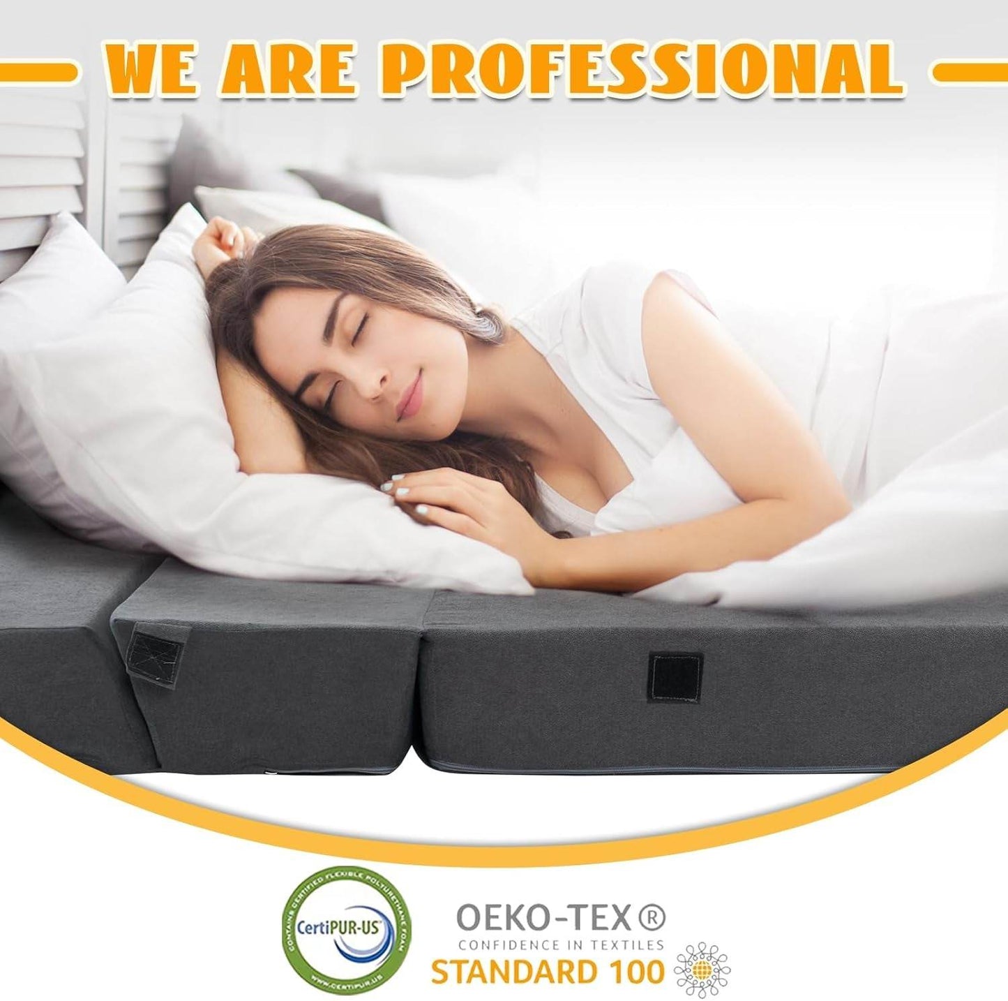 Large Foldable Sofa Bed Soft Foam Convertible Chair - Loft&Timber