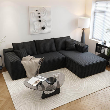 Modern 107.5 Inch Cloud Sectional Sofa With Chaise - Loft&Timber