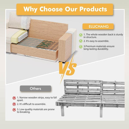 Modern 85 Inch Comfy Sofa Deep Seat Couch - Loft&Timber