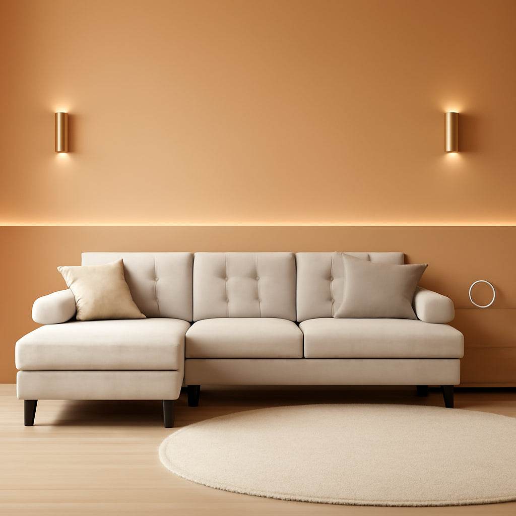 Modern U Shaped Sectional Couch With Double Chaise - Loft&Timber