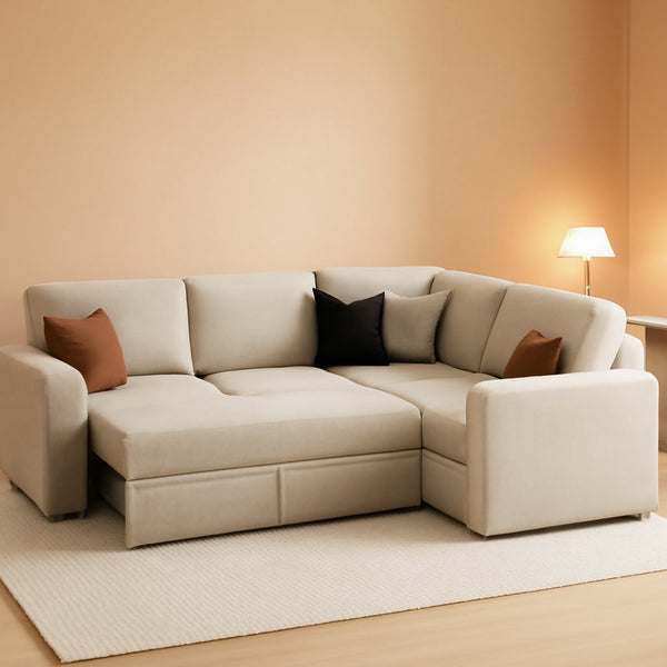Modular Sectional Sleeper Sofa With Storage For Living Room-0
