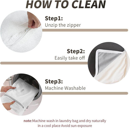 Modular Sectional Sofa with Storage Ottoman and Washable Covers - Loft&Timber