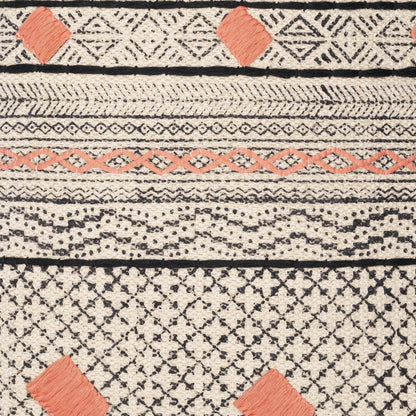 Moosic Beige Geometric Lumbar Pillow - Clearance - Loft&Timber