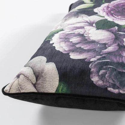 Merrylands Purple Floral Elegance Lumbar Pillow - Clearance - Loft&Timber