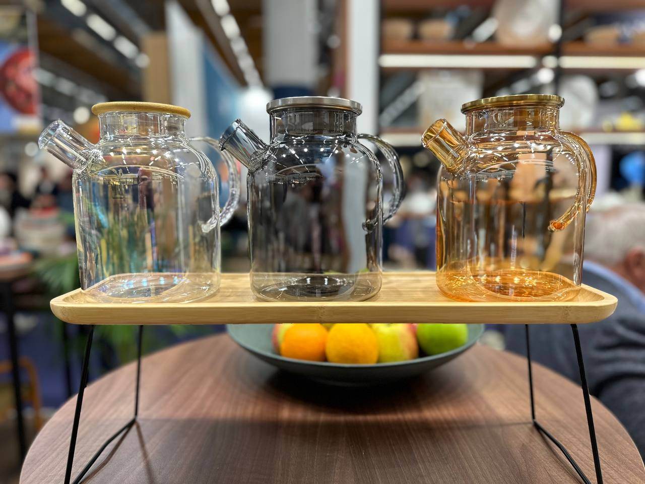 Amber Thermo Glass Teapot 32 Fl Oz | 1200 ml | High temperature and shock resistant - Loft&Timber