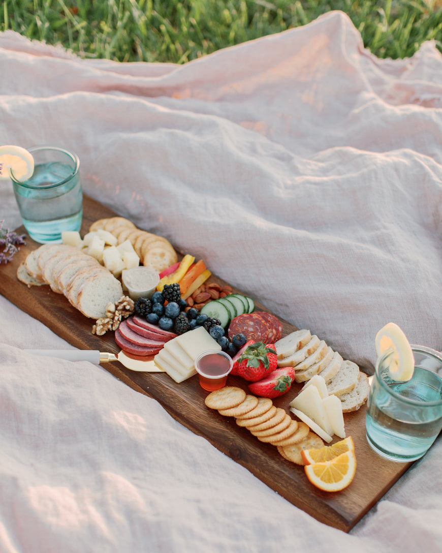 24" Acacia Wood Serving Board - Loft&Timber