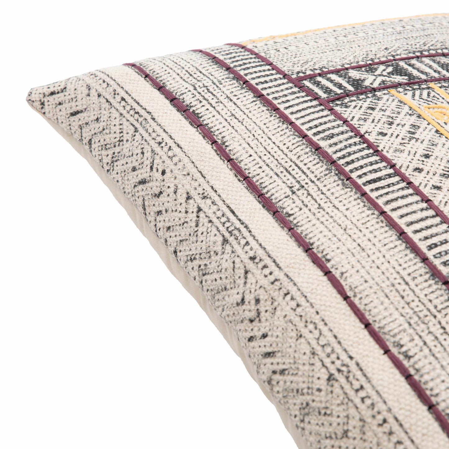 Perry Geometric Boho Lumbar Pillow - Clearance - Loft&Timber