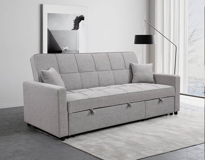 Queen Size Sleeper Sofa Couch with Adjustable Backrest - Loft&Timber