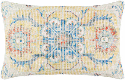 Richibucto Yellow Boho Medallion Throw Pillow - Loft&Timber
