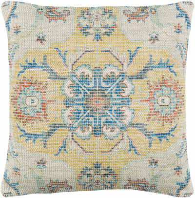 Richibucto Yellow Boho Medallion Throw Pillow - Loft&Timber