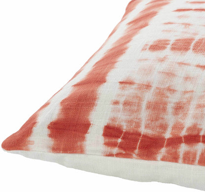 Safranbolu Burgundy Tie-Dye Lumbar Pillow - Clearance - Loft&Timber