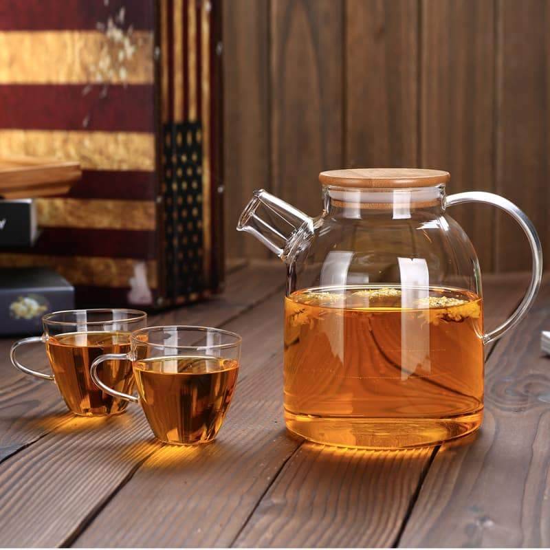 Thermo Glass Teapot 54 Fl Oz | High temperature and shock resistant - Loft&Timber