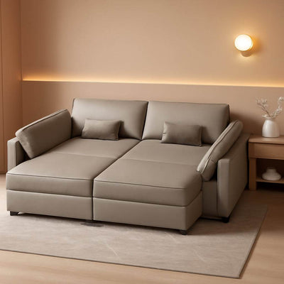 Stylish Modular Sectional Sofa with Reversible Chaise-0