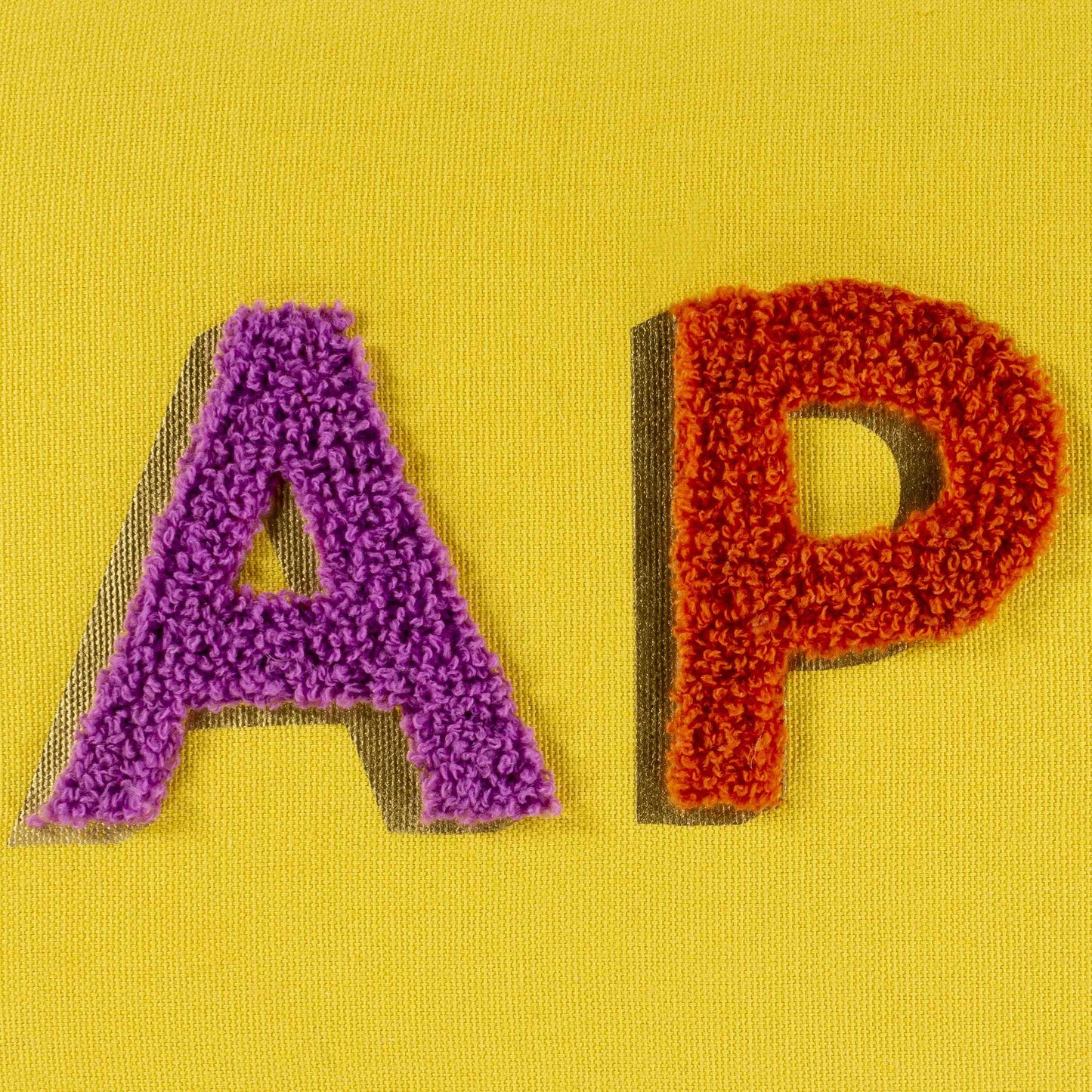 Kids Happy Decorative Nursery Yellow Throw Pillow - Loft&Timber